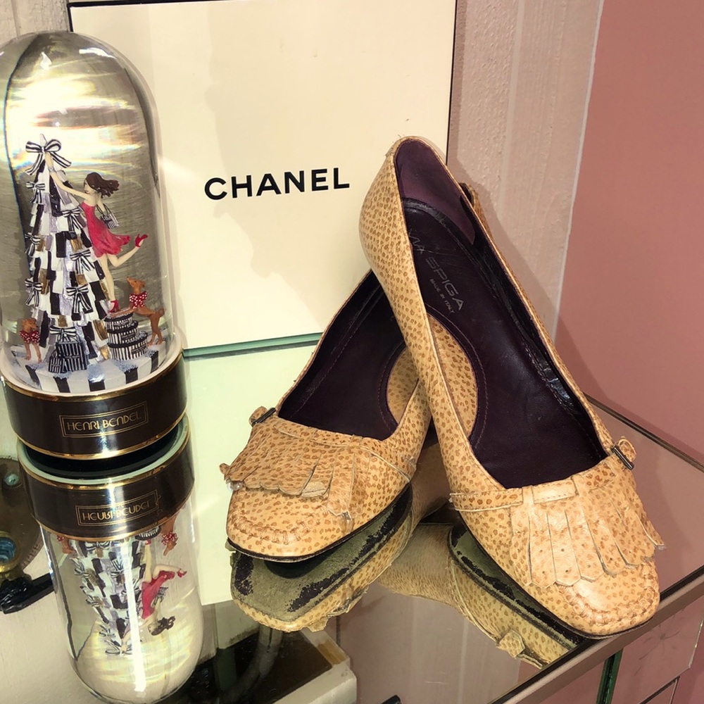 Via Spiga soft “baby cheetah look” pumps